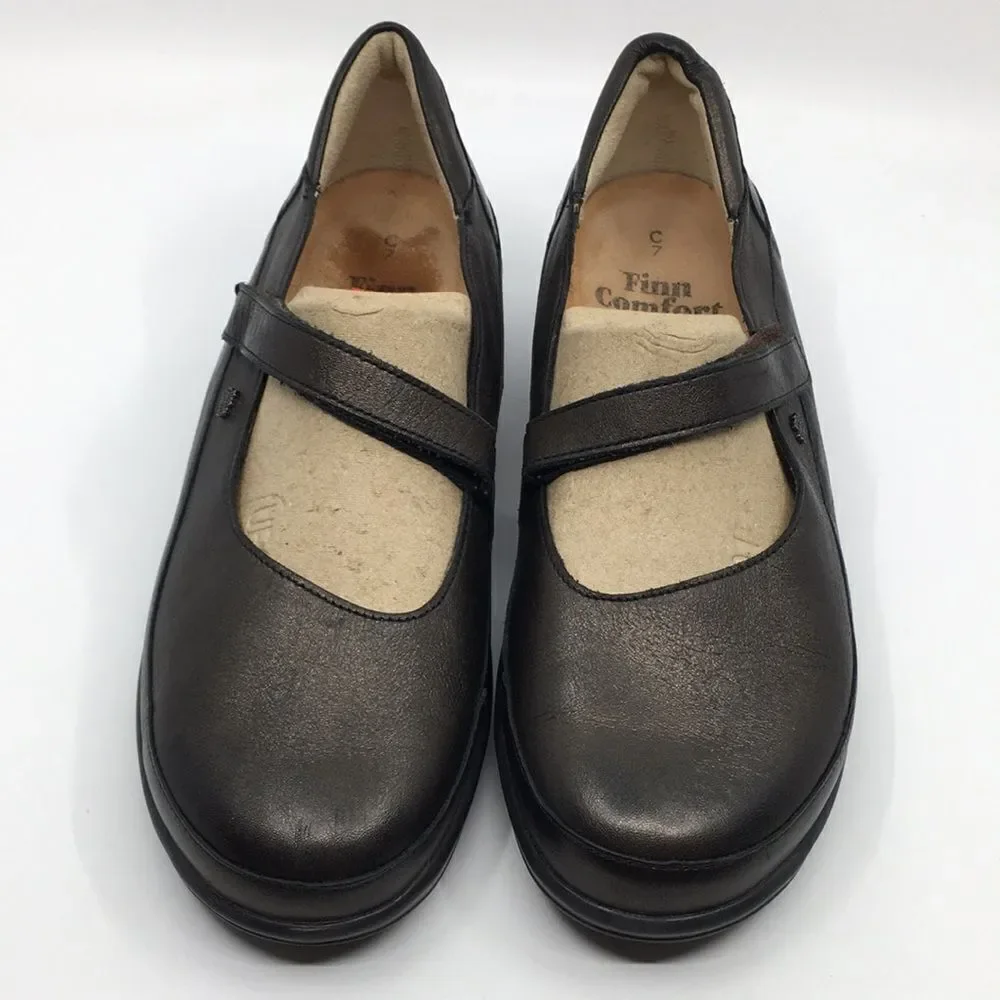 Finn Comfort Women's Soft Hempstead Zeder Shel Bronze Leather UK 7 US 9.5